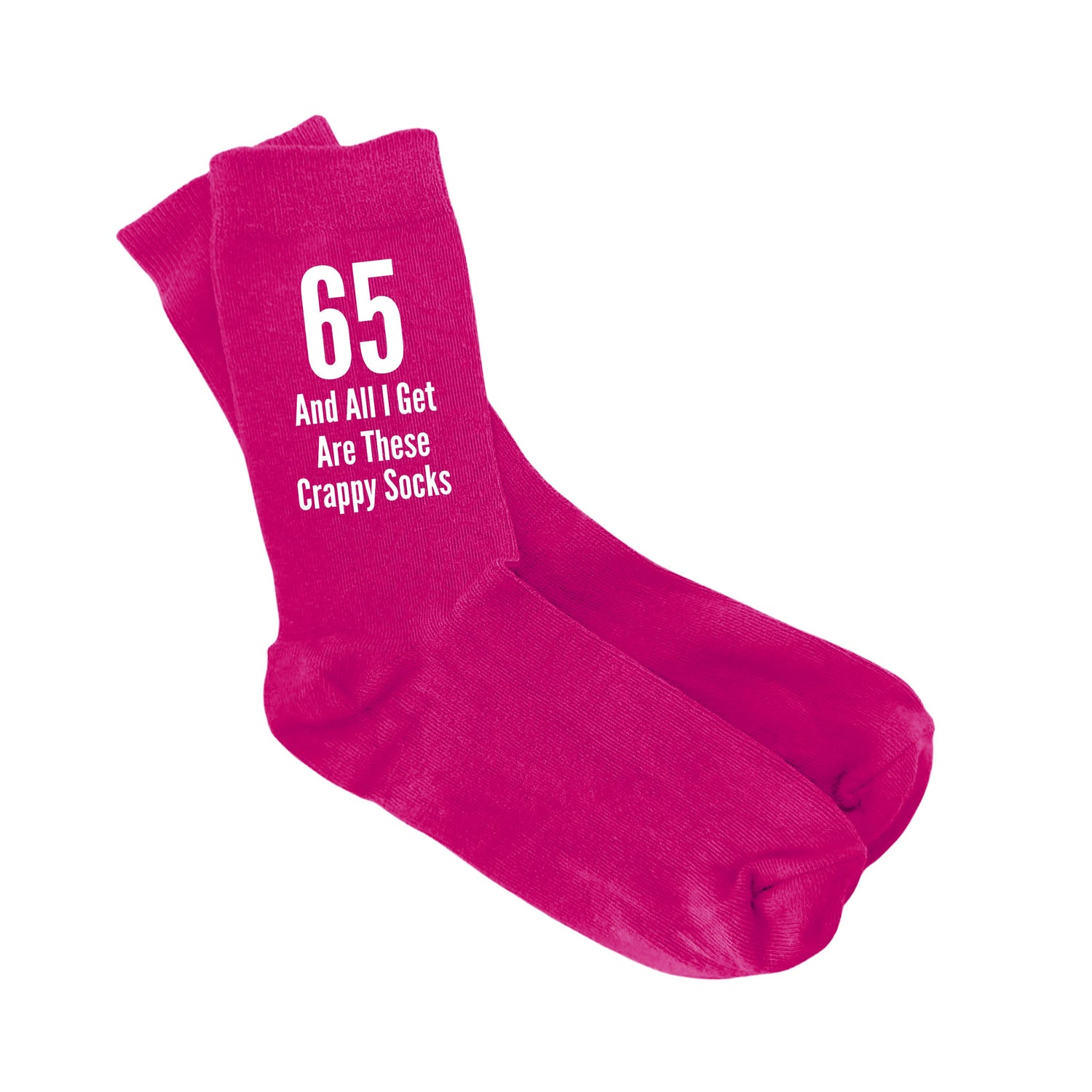 65th Birthday Socks