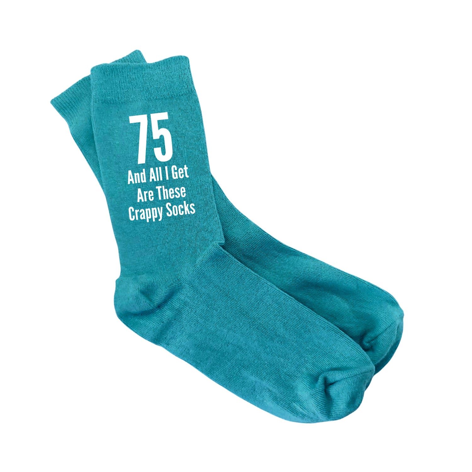 75th Birthday Socks