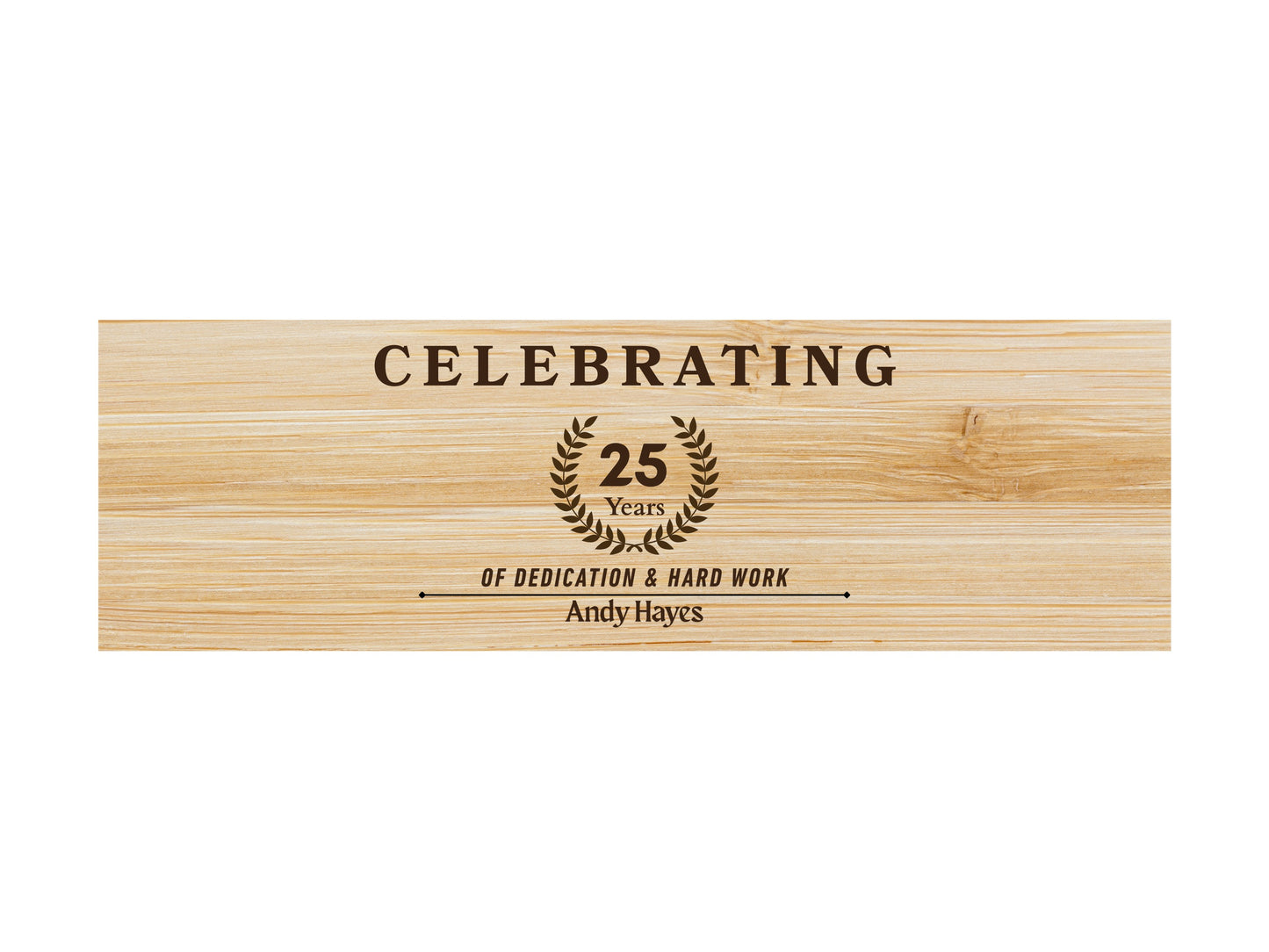 Personalised Engraved Bamboo Wine Box Gift Set | Retirement & Long Service Gift
