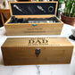 Personalised Engraved Bamboo Wine Box Gift Set | Gift for Dad, Mum, Grandad | Any Family Name