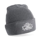 Personalised Best In The World Beanie Hat | Navy, Black & Grey