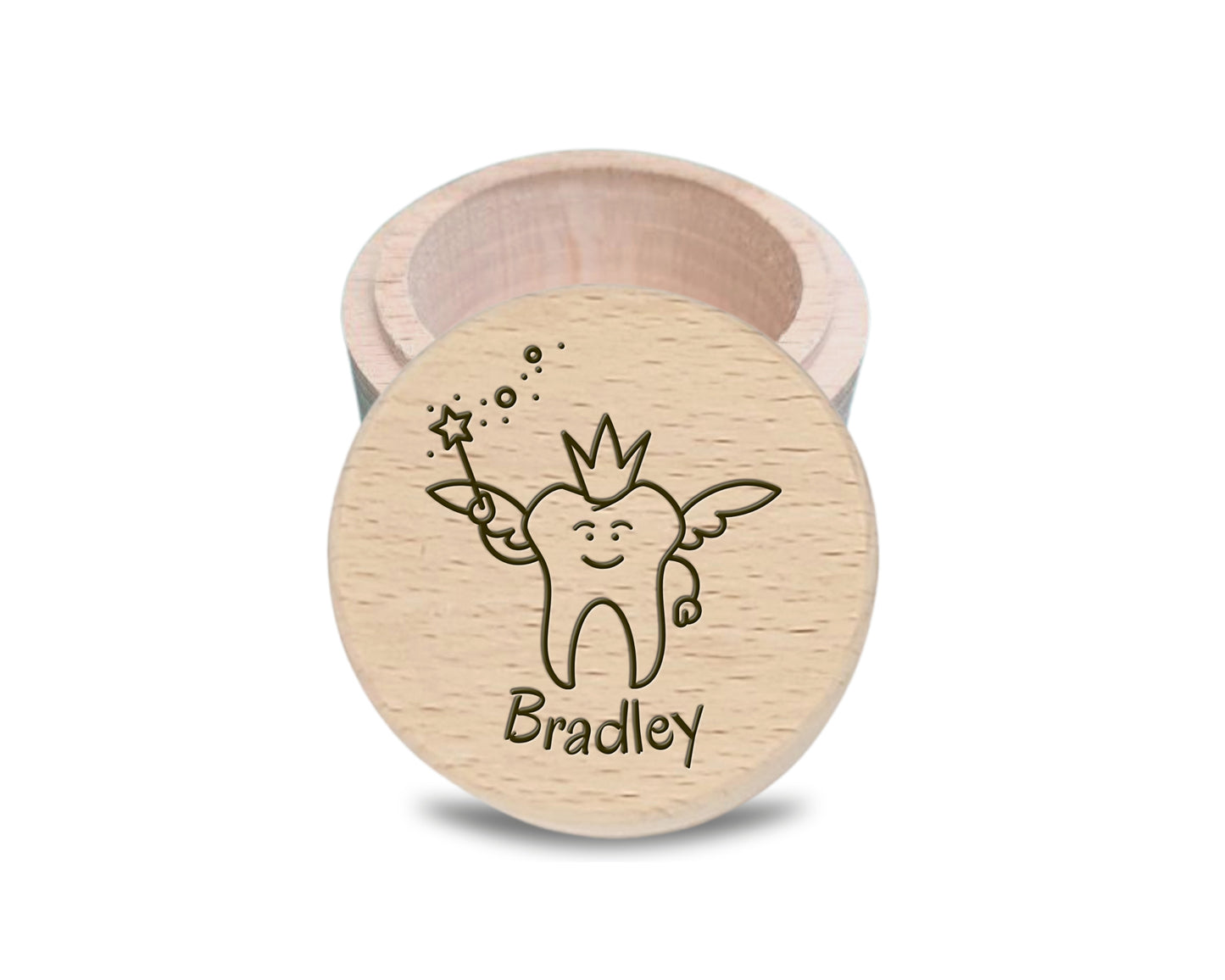 Personalised Wooden Tooth Fairy Box