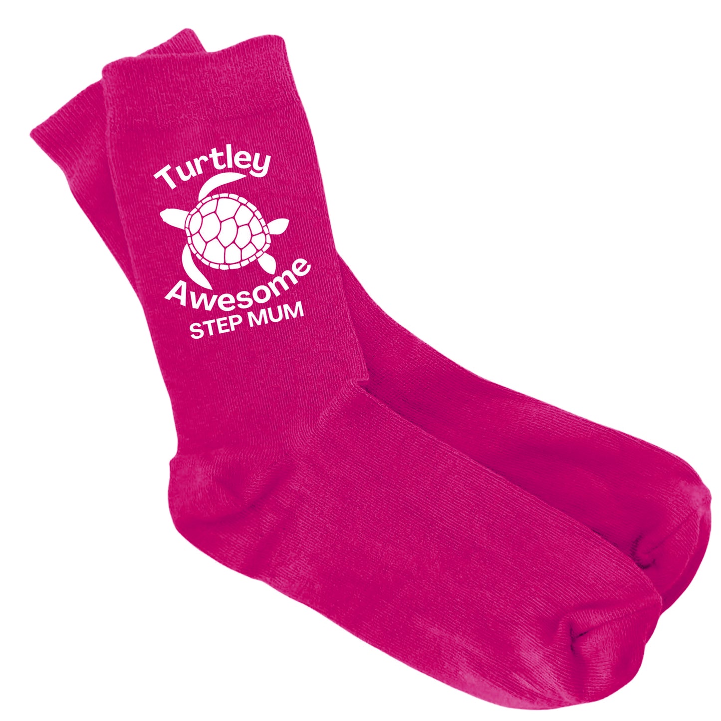 Turtley Awesome Step Mum - Ladies Socks Size 4-8