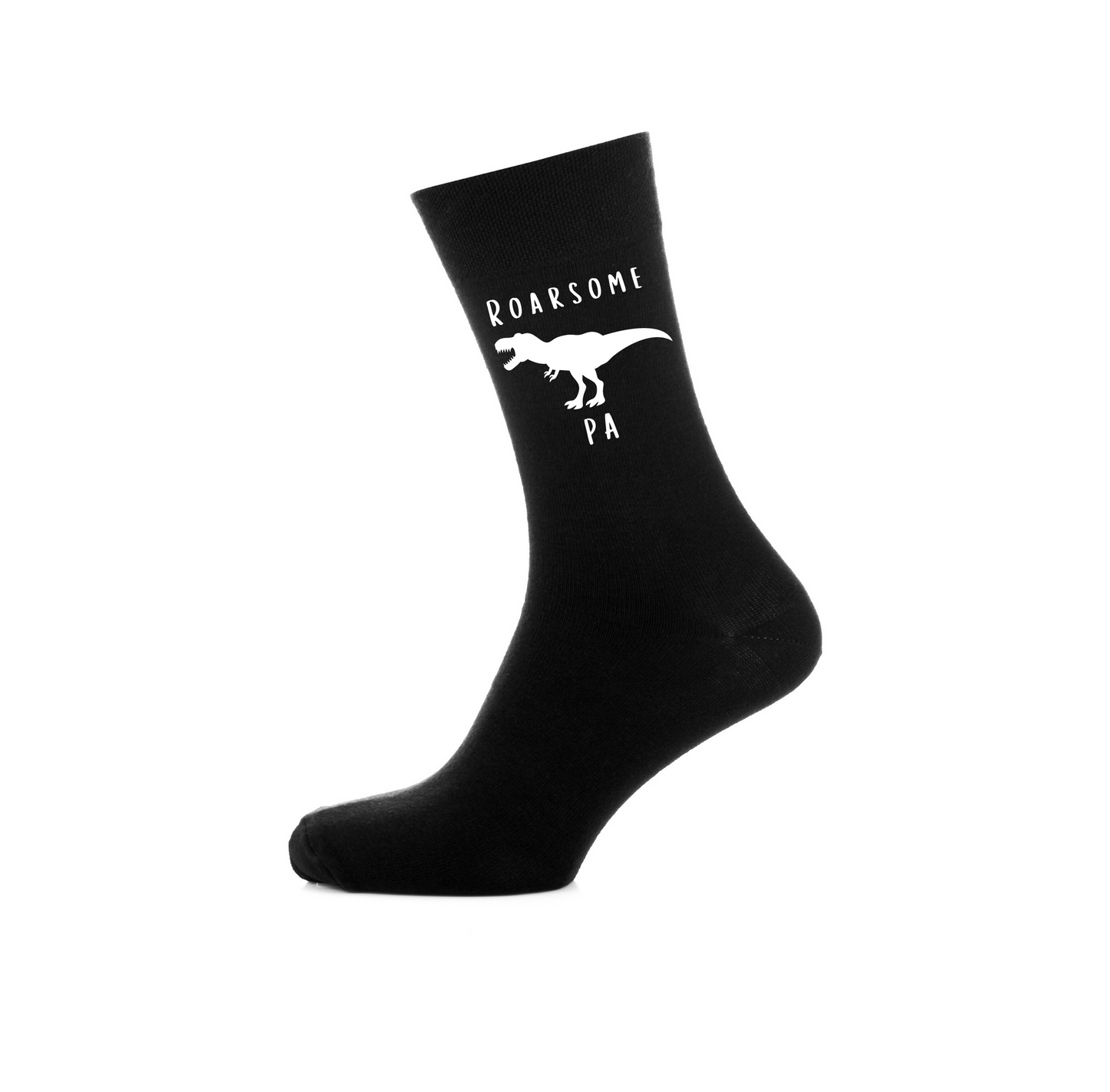 Personalised Men’s Roarsome Dinosaur Socks – For Uncle, Dad, Papa & More