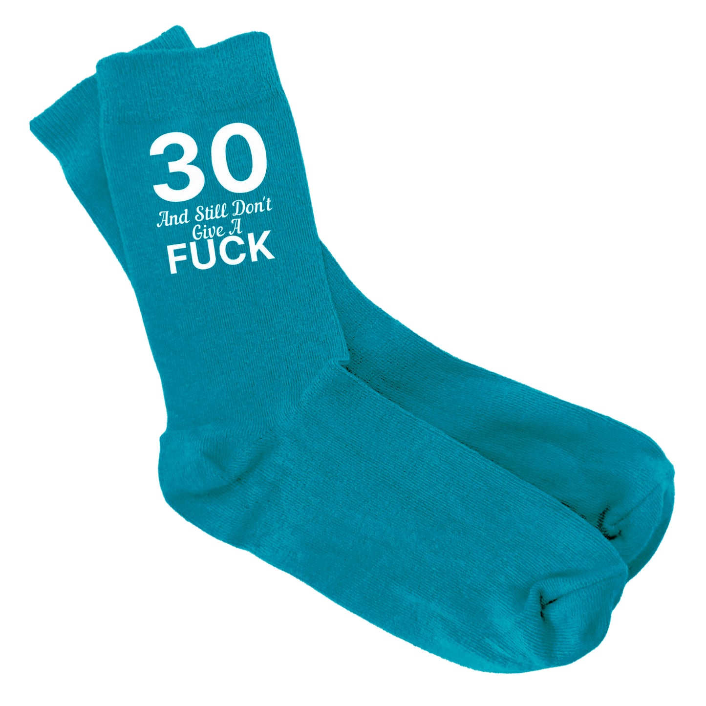 Personalised Women’s “And Still Don’t Give A F*ck" Birthday Socks – 30th to 100th