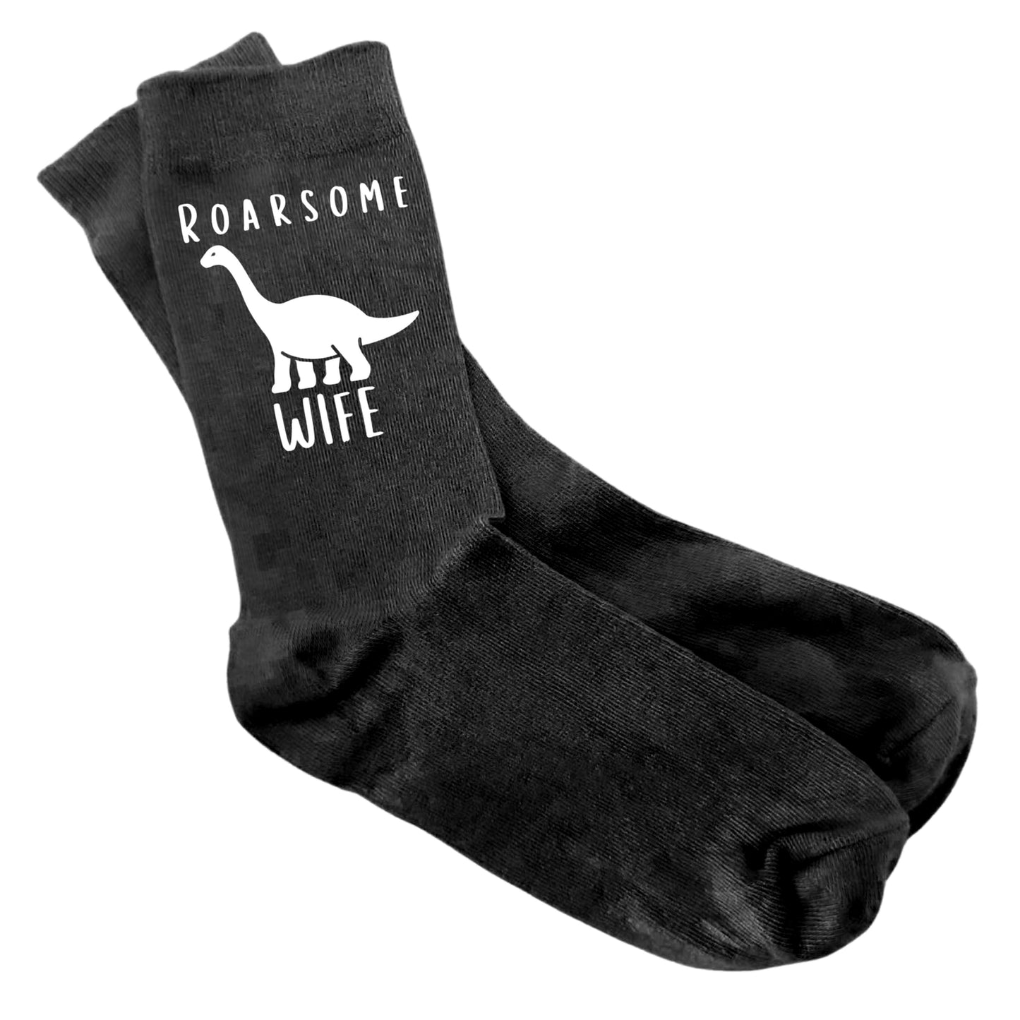 Personalised Women’s Roarsome Dinosaur Socks – For Auntie, Mum, Nana & More
