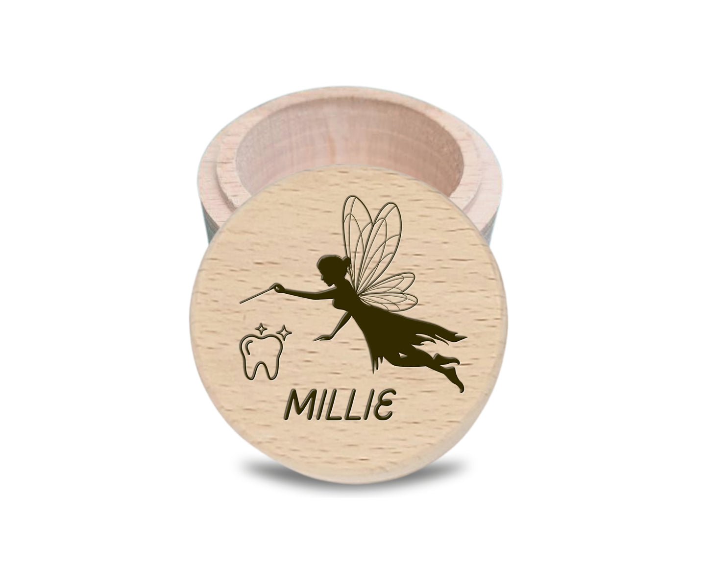 Personalised Wooden Tooth Fairy Box