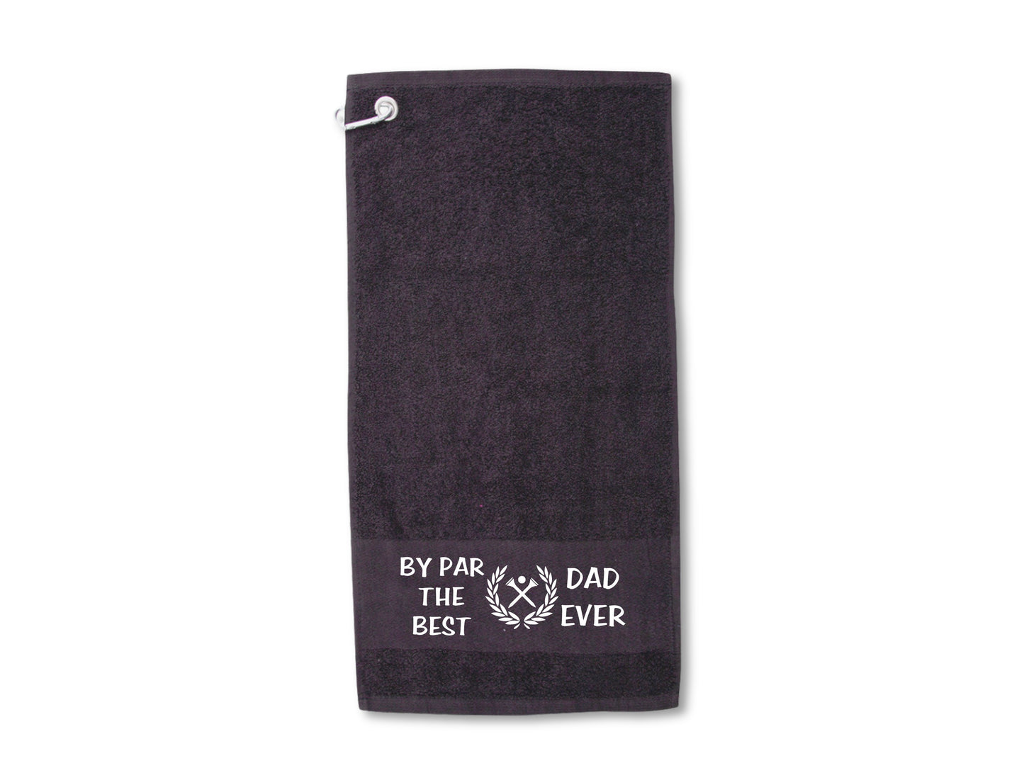 Personalised Golf Towel “By Par The Best Ever”  – Dad, Grandad, Pops & More
