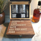 Personalised Retirement/Leaving Engraved Double Whisky Glass Set