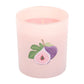 Fig & Vanilla Scented Candle | Soft Pink Glass Jar | Fruity Home Fragrance