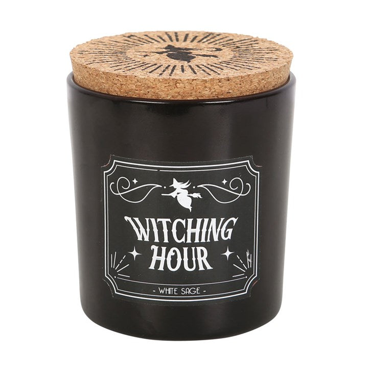 Witching Hour Candle | White Sage Scent | Gothic Home Décor Gift