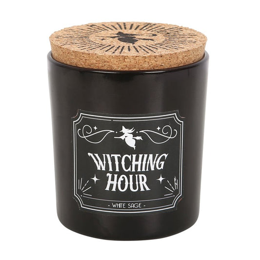 Witching Hour Candle | White Sage Scent | Gothic Home Décor Gift
