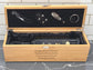 Personalised Engraved Bamboo Wine Box Gift Set | Retirement & Leaving Gift | For Colleague, Boss or Employee
