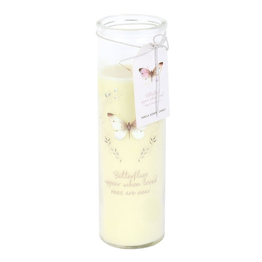 Butterflies Appear - Memorial Candle | Vanilla Scented Tribute | Sympathy Gift