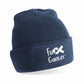 Adult Personalised “F*ck Cancer” Beanie Hat – Charity Ribbon Design (Donation Made To Macmillan)