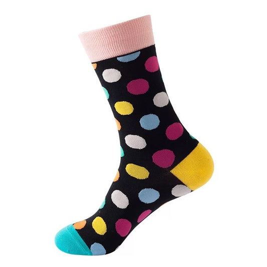 Polka Dot Fun Socks - Men/Women Unisex Socks UK Size 5-11