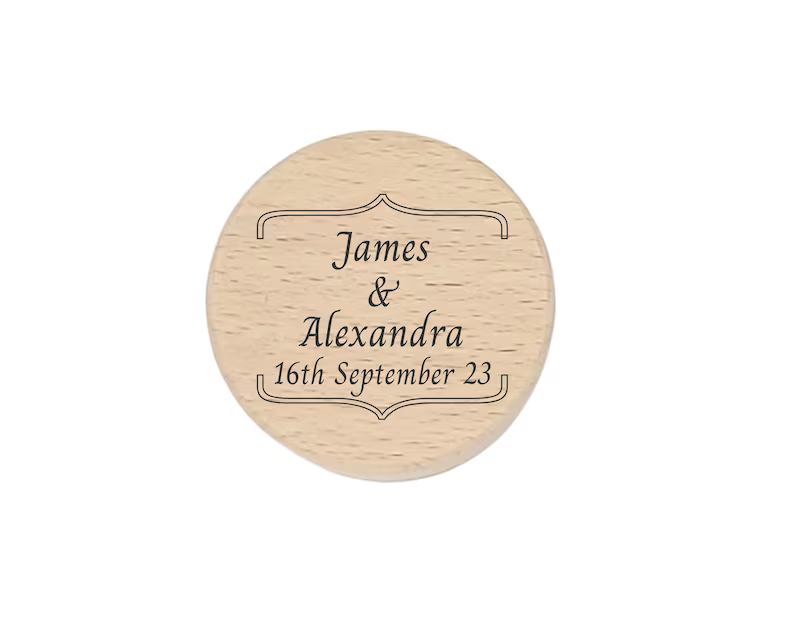 Personalised Wedding Ring Box