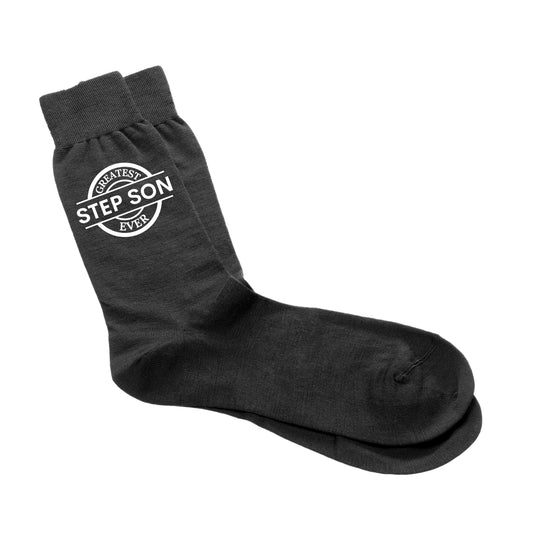 Greatest Step Son Ever - Men's Socks Size 6-12