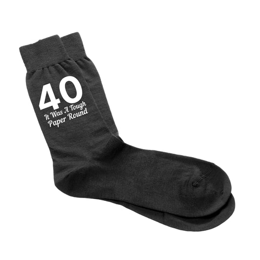 40 It Was A Tough Paper Round - Men's Socks Size 6-12