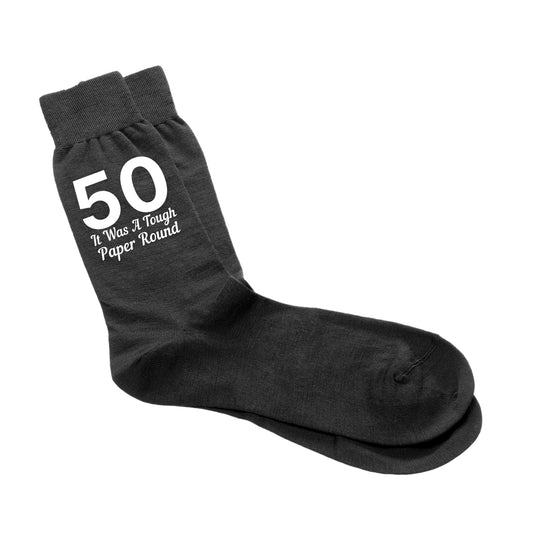 50 It Was A Tough Paper Round - Men's Socks Size 6-12