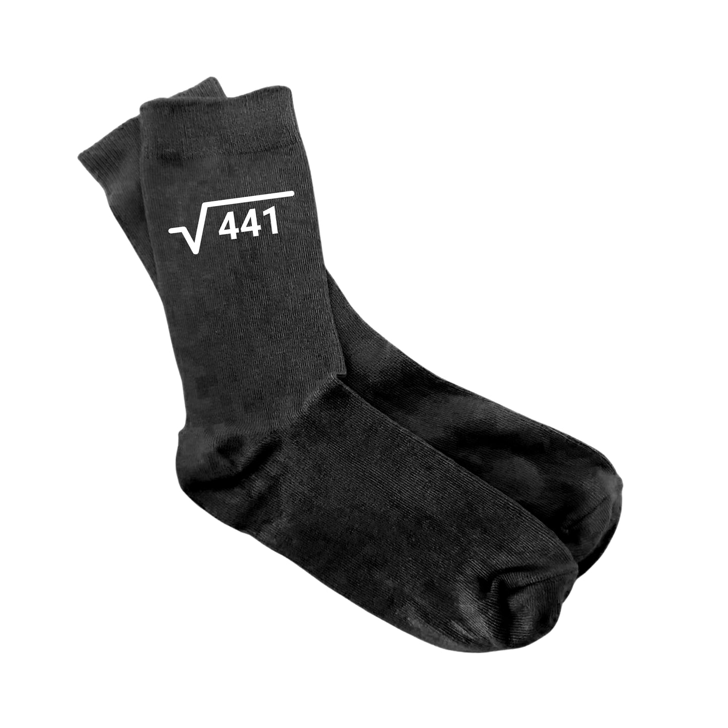 Maths Square Root 21st Birthday - Ladies Socks Size 4-8